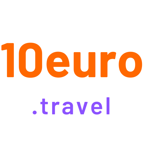 Logo e partnerit tonë 10 Euro Travel - Zbulo dhe rezervo biletat më të lira për udhëtime nëpër botë, sponsor i transmetimeve live në Aventurat TV.
